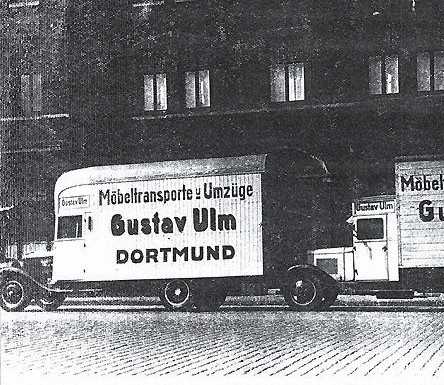1937 Geschichte Gustav Ulm Dortmund Deutsches Reich Umzugsunternehmen